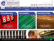 Tablet Screenshot of minnitron.co.uk